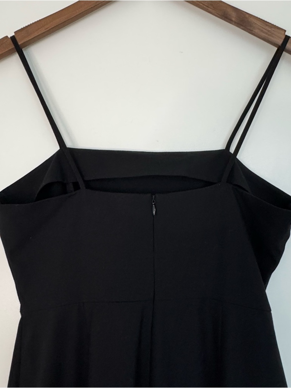 Small Black Midi Tube Dress with Slit Classic Minimalist Old Money Chic Zara - Picture 10 of 15